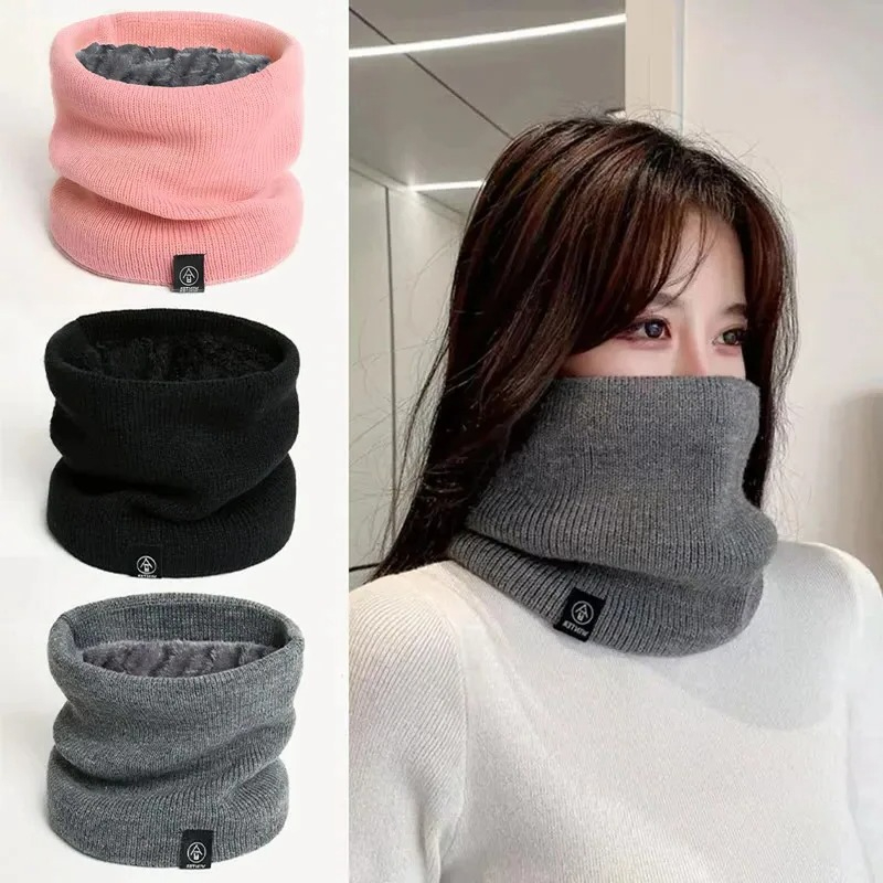 Wool Scarf Men - 패션 여성 니트 스카프 솔리드 캐시머