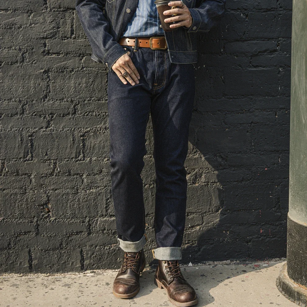Levis Jeans 501 - 남성용 레드 토네이도 슬림 스트레이트 청바지,