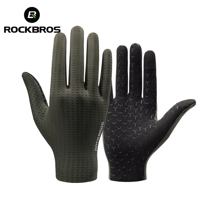 Touch Screen Gloves - ROCKBROS 남녀공용 사이클링 장갑, 미끄럼 방지