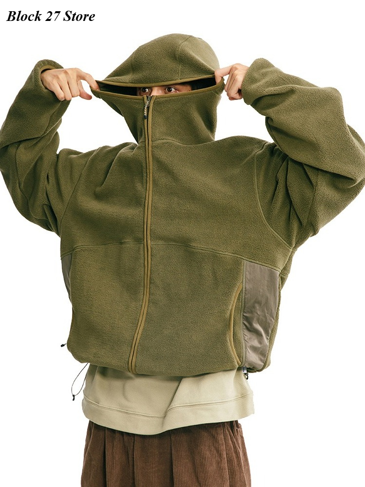 남성용 후드티 가을 겨울 면 재킷 야외 스포츠 단색 루 - Sherpa Hoodie Fleece 리뷰 및 가격