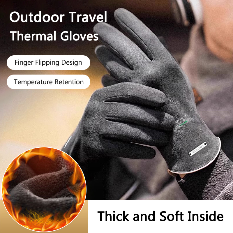1쌍 오토바이 야외용 두꺼운 방풍 터치스크린 장갑 미끄 - Touch Screen Gloves 리뷰 및 가격