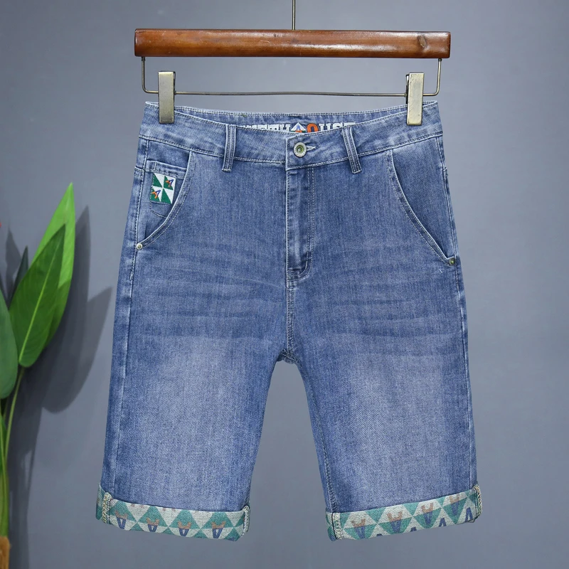 여름 신작 남성 데님 반바지 얇은 프린트 패션 개성 짧 - Levis Jeans 501 리뷰 및 가격