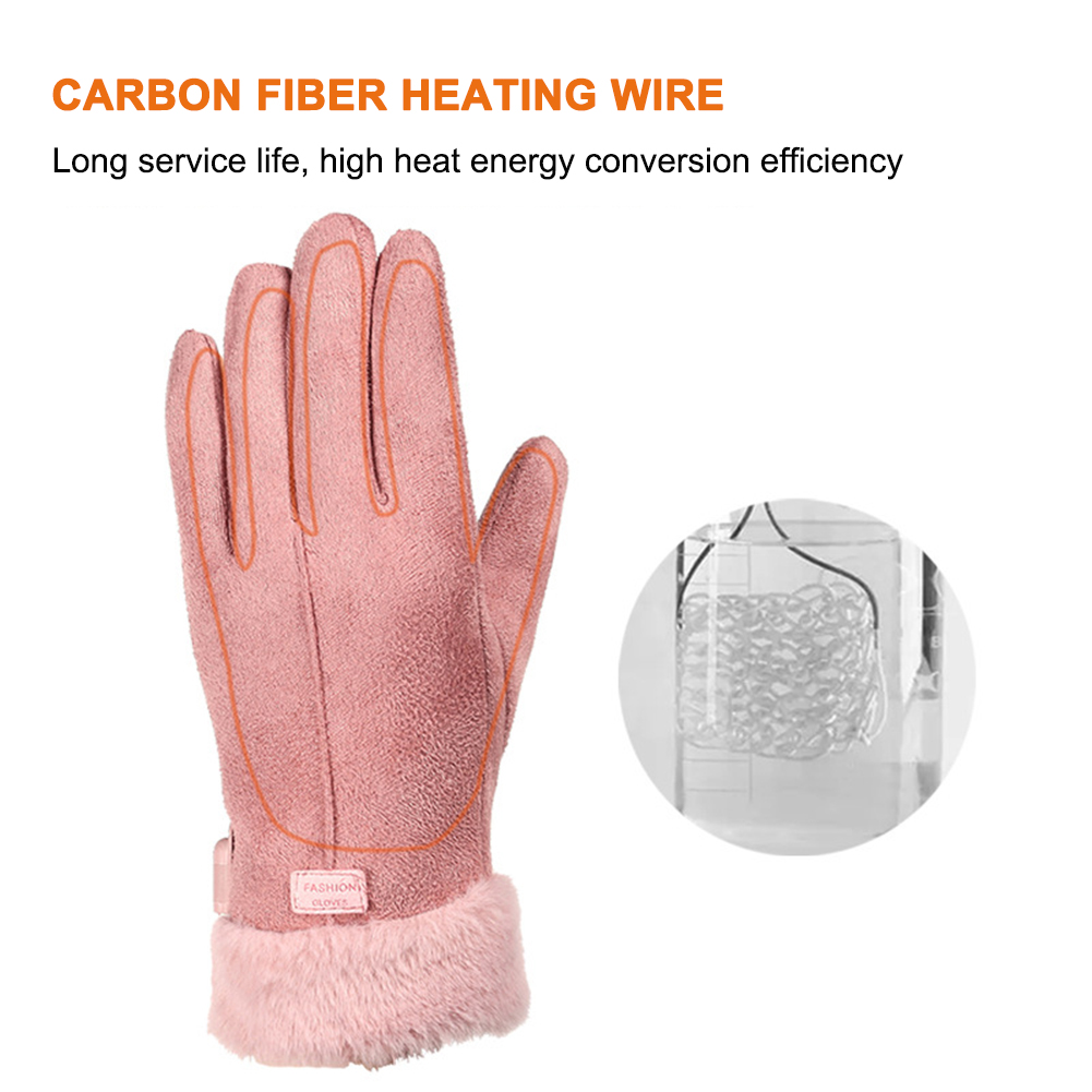 USB 전기 가열 장갑 야외 열 장갑 손 따뜻하게 겨울 - Touch Screen Gloves 리뷰 및 가격
