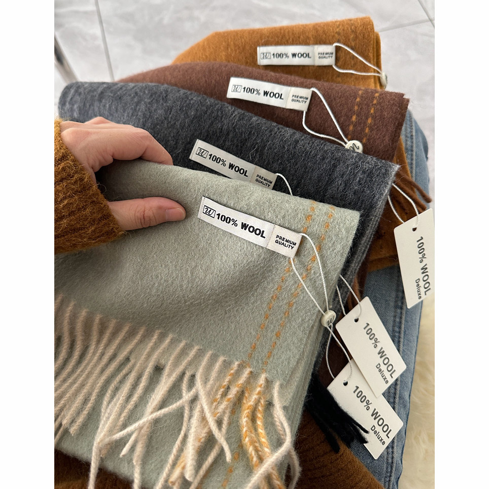 우아한 좋은 품질 100% 양모 스카프 여성 남성 가을 - Wool Scarf Men 리뷰 및 가격