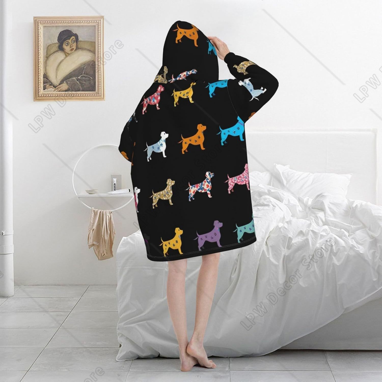 재미있는 닥스훈트 강아지용 웨어러블 블랭킷 후디 장식용 - Sherpa Hoodie Fleece 리뷰 및 가격