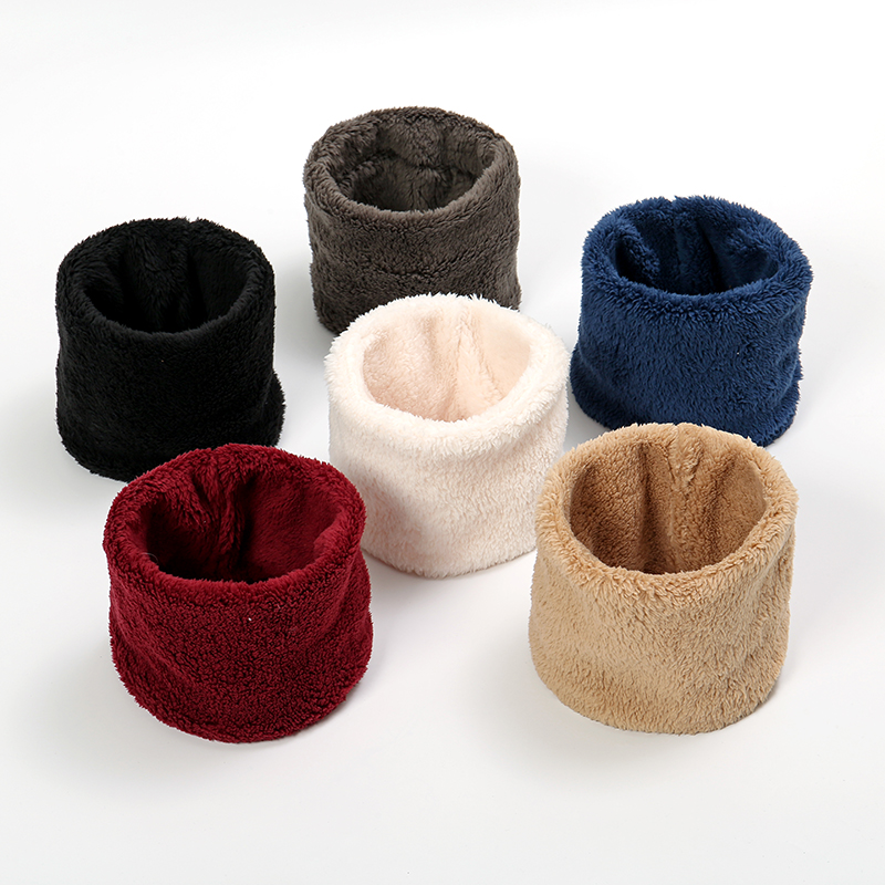 캐시미어 따뜻한 컬러 링 겨울 스카프 솔리드 플러시 두 - Wool Scarf Men 리뷰 및 가격