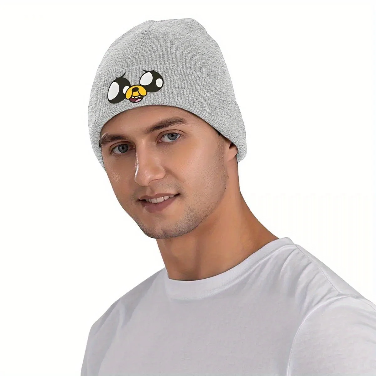 2026 Jake The Dog 니트 모자 비니 가을  - Knit Beanie Hat Warm 리뷰 및 가격