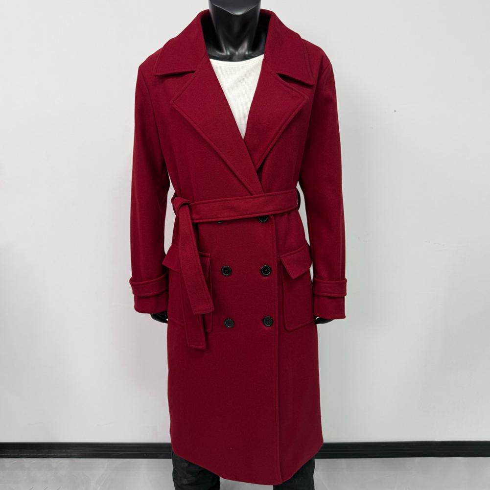 여성 코트 여성용 더블 브레스티드 트렌치 코트 벨트 포 - Wool Coat Peacoat 리뷰 및 가격