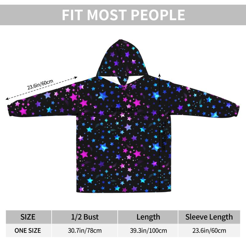 우주 은하 별자리 조디악 별 착용 가능한 후드 담요 여 - Sherpa Hoodie Fleece 리뷰 및 가격